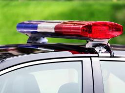 Glen Rock police vehicle at the scene of an emergency response